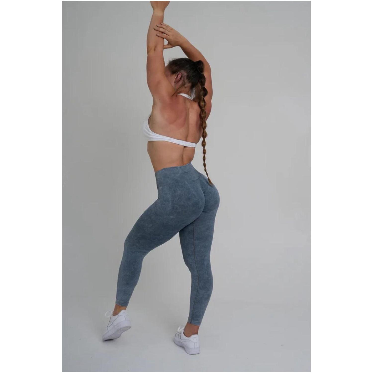 

Seamless Push-up Tie-dye Pattern Sports Tights XS