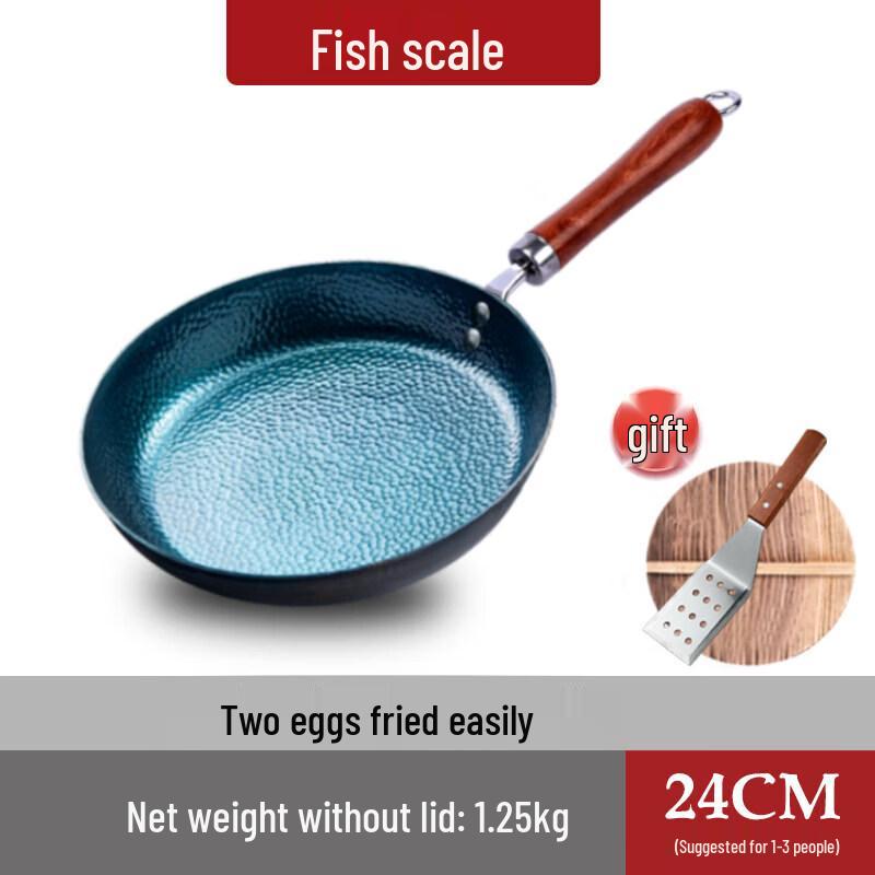 Handmade Wrought Iron Frying Pan