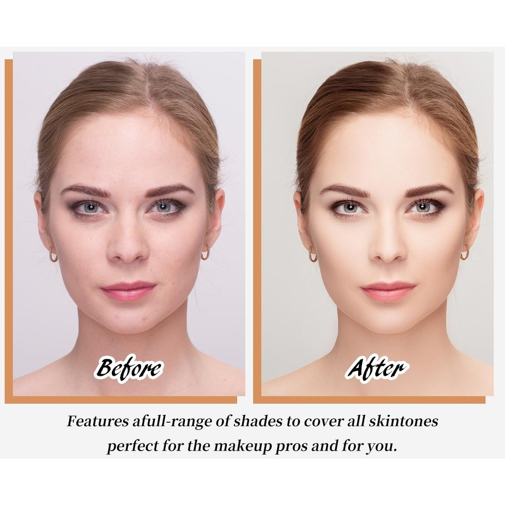 Grenzüberschreitender Concealer, der nicht abfärbt, und Farbwechselnde Foundation, Klare und geschmeidige, warmtonverändernde Hautton-BB-Cream-Foundation