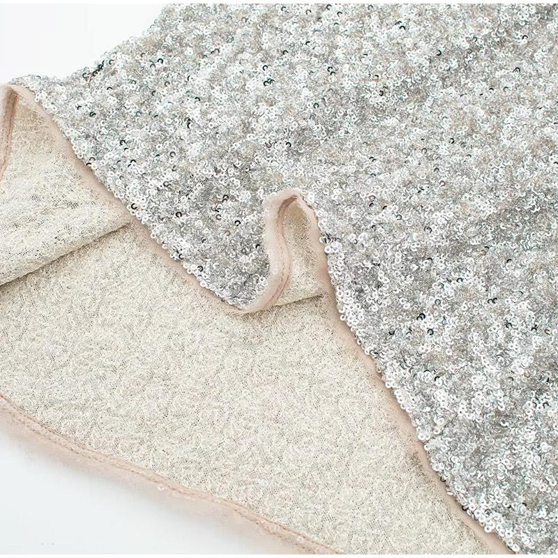 Sexy Sequin Women Party Sling Dress Elegant Sleeveless Backless Hip Package Sheath Dresses Fashion Club Evening Robe