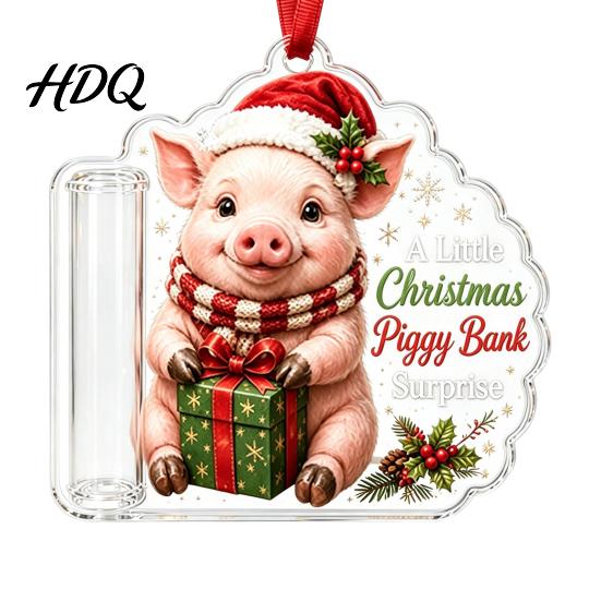 Holiday Gift Money Holder Christmas Ornament Cash Tree Hanging Decoration Creative Ideas Storage Merry Pendant for Party Decor Decorative Keepsake