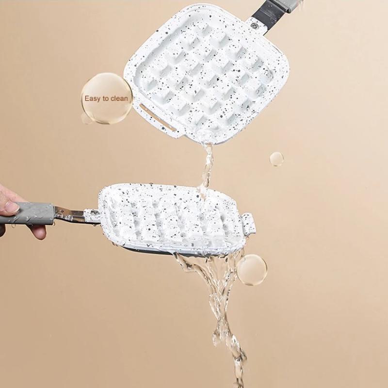 Multifunktions-Frühstücksmaschine, Waffel-Sandwich-Maker, 2-in-1-Waffeltopf, Eisen-Backform, Kuchen-Backofen, Toaster