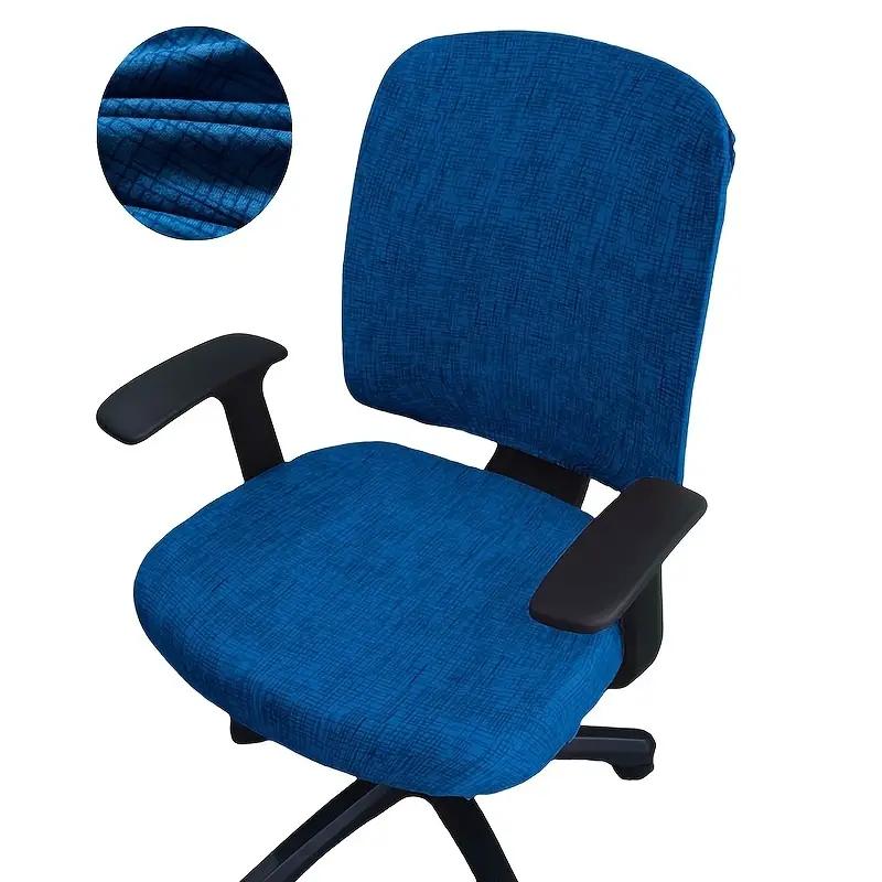 2Pcs/Set High Elastic Office Chair Covers Thicken Computer Spandex Split Seat Cover Armchair Cover Home Textile