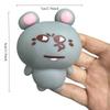 Jucărie Kawaii Moale de Strâns Șoarece Animal Abstract Squishy Jucărie Fidget Amuzantă pentru Ameliorarea Stresului Lipicioasă Jucărie Moale de Strâns Ventilație Cadou