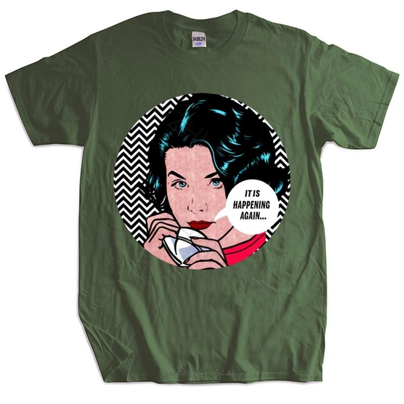 

Твин Пикс Одри - Это происходит снова... Стильная футболка мужская хлопковая модная футболка мужская летняя футболка дропшиппинг XL