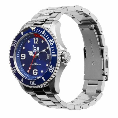 Ice-watch Men's Watch / ICE steel Silver Blue Stainless Steel Medium [Authorized Retailer]