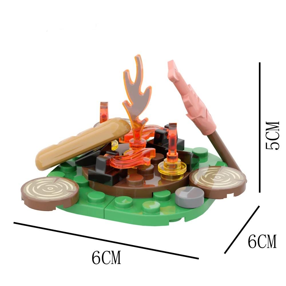Medieval City MOC Stavební bloky Vojenské figurky vojáků Hradní věž Fontána Nástěnka k bazénu Cihly Dětská Halloweenská hračka