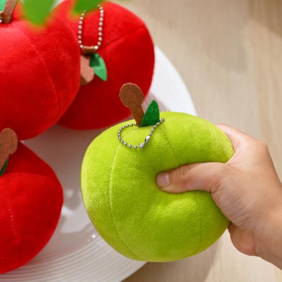 Red Green Fruit Plush Toy Soft Stuffed Doll Education Room Decoration Ornament Stress Relief Doll Christmas Eve Gift