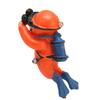 Aquarium Diver Decoration Floating Fish Tank Small Diver Model for Floating Aquarium Accessory Orange Fatty Taking Pictures
