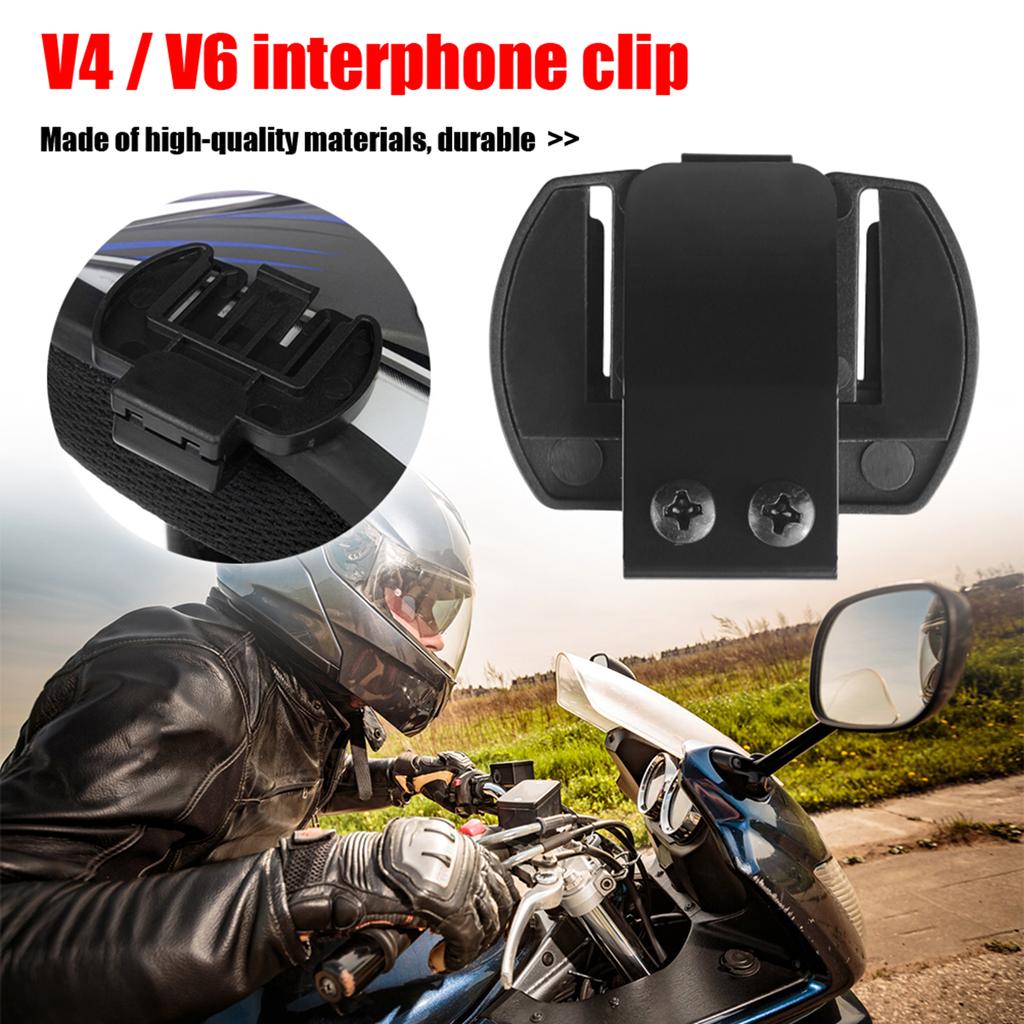 Multifunctional Helmet Universal Headset Earphone Clip Motorcycle Device Bluetooth-compatible Intercom Bracket for V4 V6