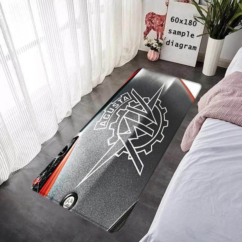 House Entrance Motorcycle Doormat MV Hallway Carpet Agusta Living Room Rugs Foot Carpets Bath Rug Floor Mats Non-slip Home Decor