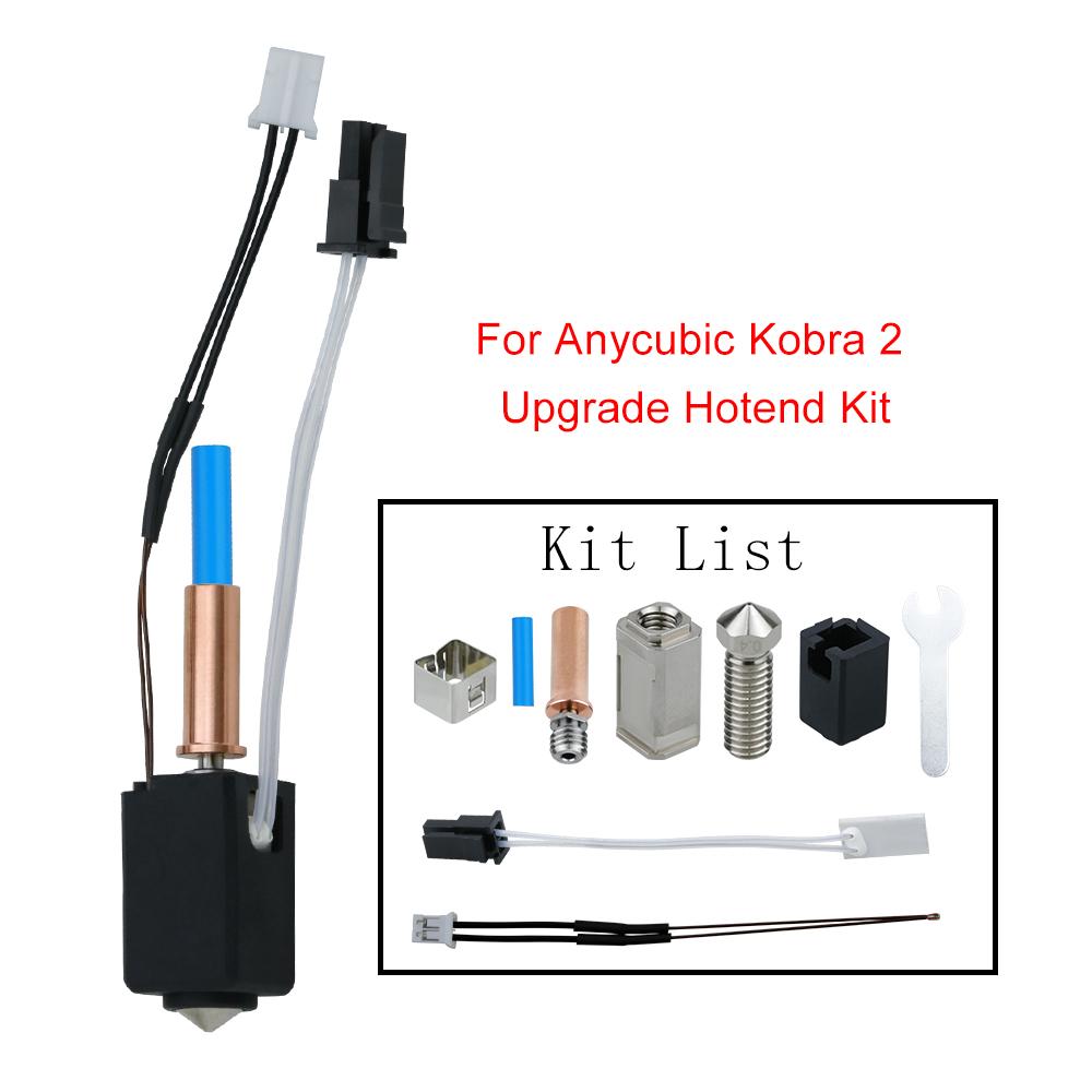 Upgrade for Anycubic Kobra 2 Hotend Kit,Thermistor Heater Cartridge 0.4mm Print Hot End for Kobra2 Plus/Neo/Kobra2 3D Printer