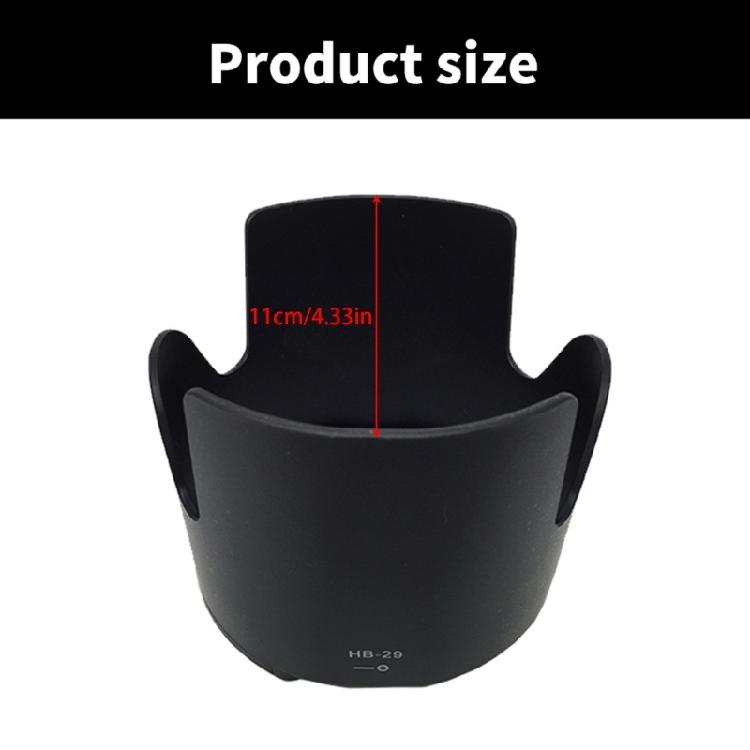 Lens Hood 77mm for 70-200mm f2.8G Lens Shielded Scattered Light and Weather Lens Guard Black
