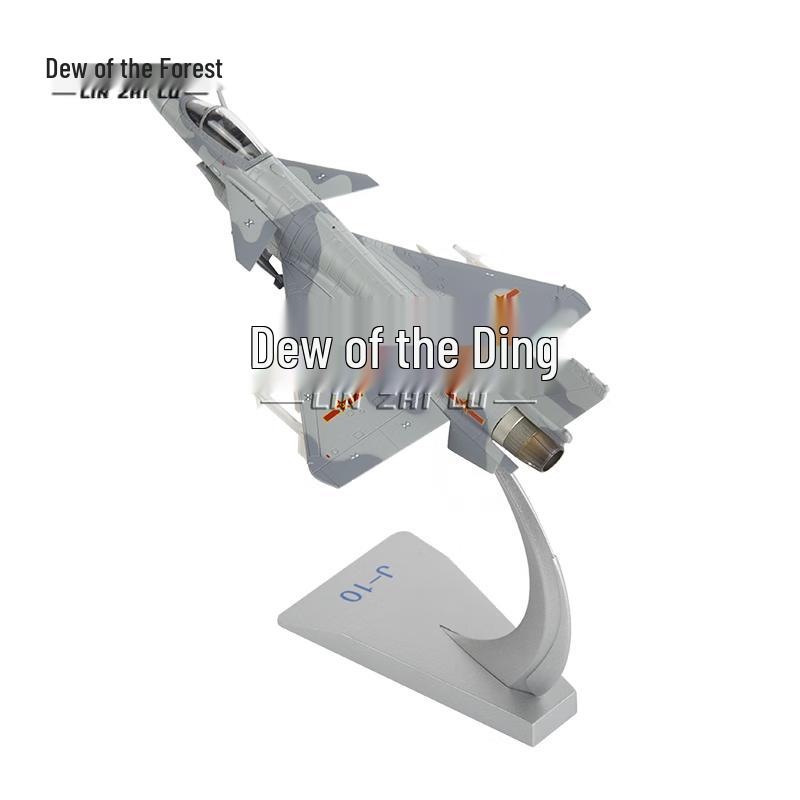High-Simulation J-10 Fighter Jet Alloy Model