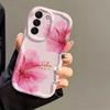 Pink Hibiscus Flowers Phone Case For Samsung Galaxy A56 A55 A37 A36 A27 A26 A16 Galaxy S26 S25 S24 FE S22 S23 Ultra Plus Cover