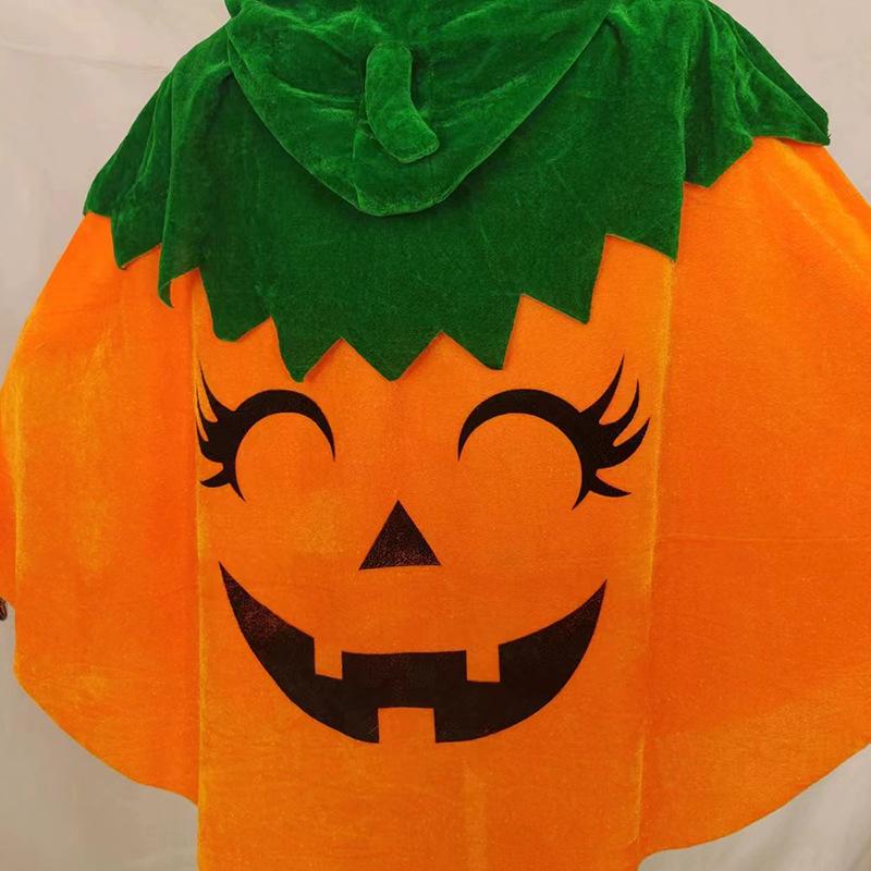 Pumpkin 2023 Halloween Costume Girls Boy Cloak Source Manufacturers Quality Assurance Atmosphere Dress