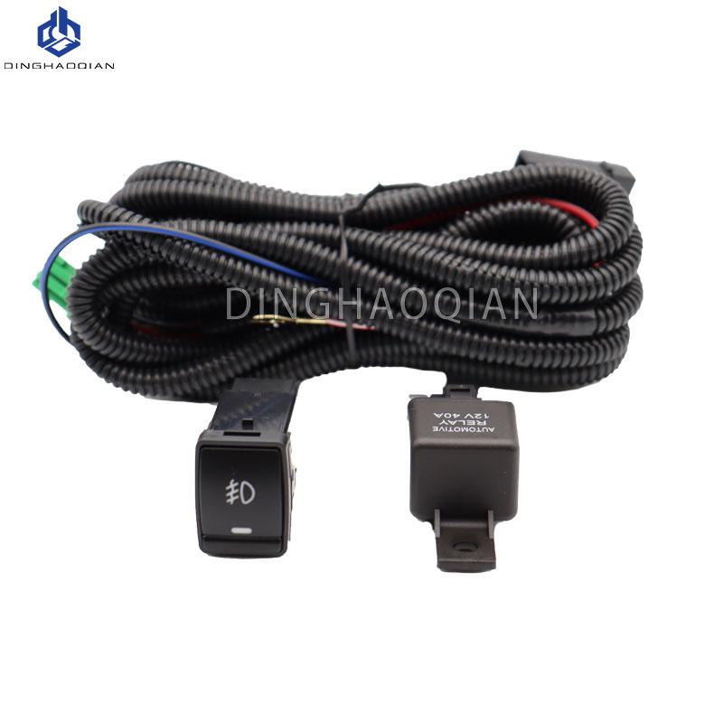 1 Set Fog Lights Headlight For Nissan Rogue X-Trail 2017 2018 T32 T31  Fog Lights Car Fog Lamp Kit With Harness Bulb Switch