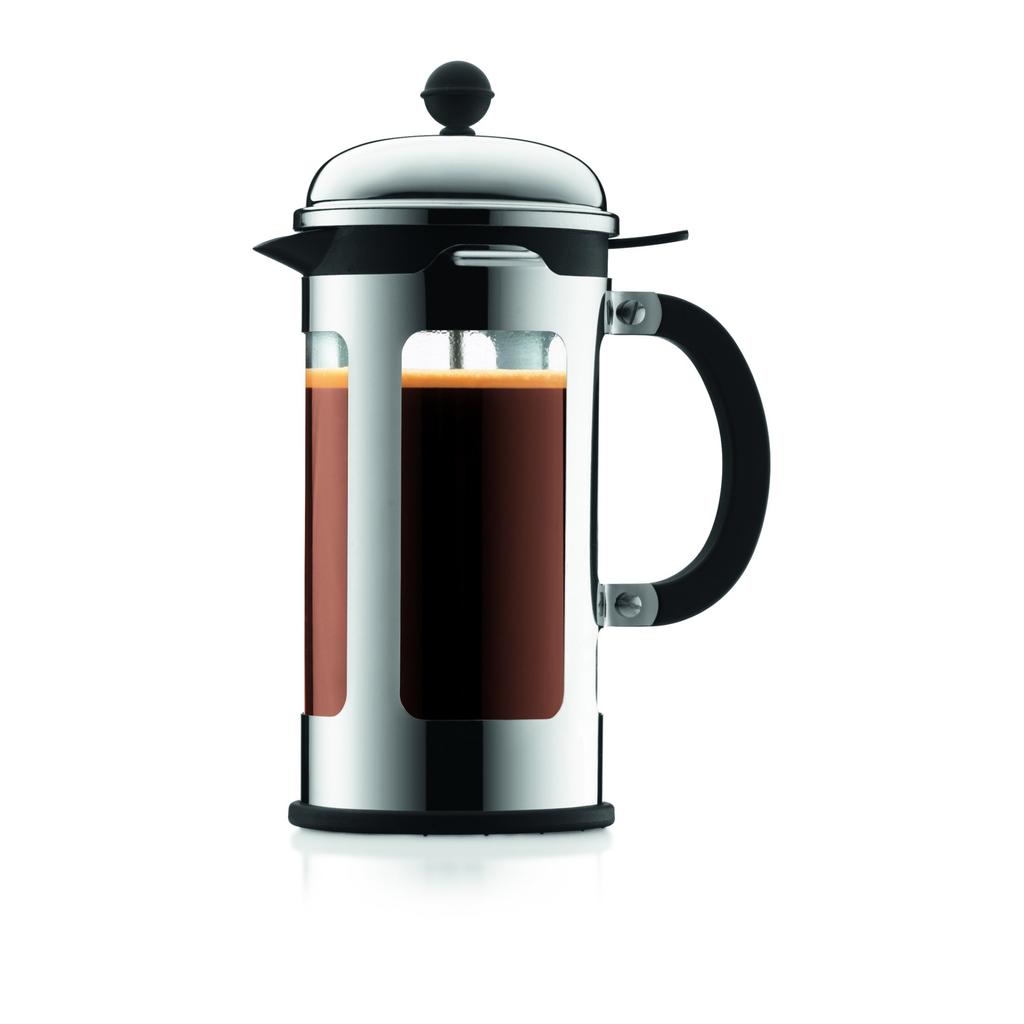BODUM CHAMBORD French Press Coffee Maker Silver 1.0L [Genuine] 11172-16