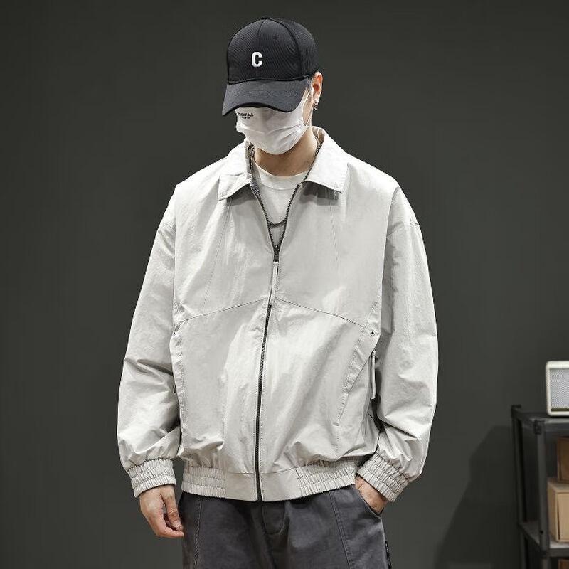 

DK Men s Reversible Lapel Casual Jacket M