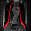 Red Interior Gear Shift Panel Trim For TOYOTA COROLLA -