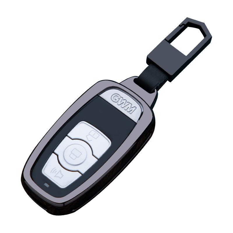 Compatible Key Cover for Great Wall Haval H6, H2S, M6, Sport Edition, H7, H4, F7X, H8, H9 - Snap Button Shell