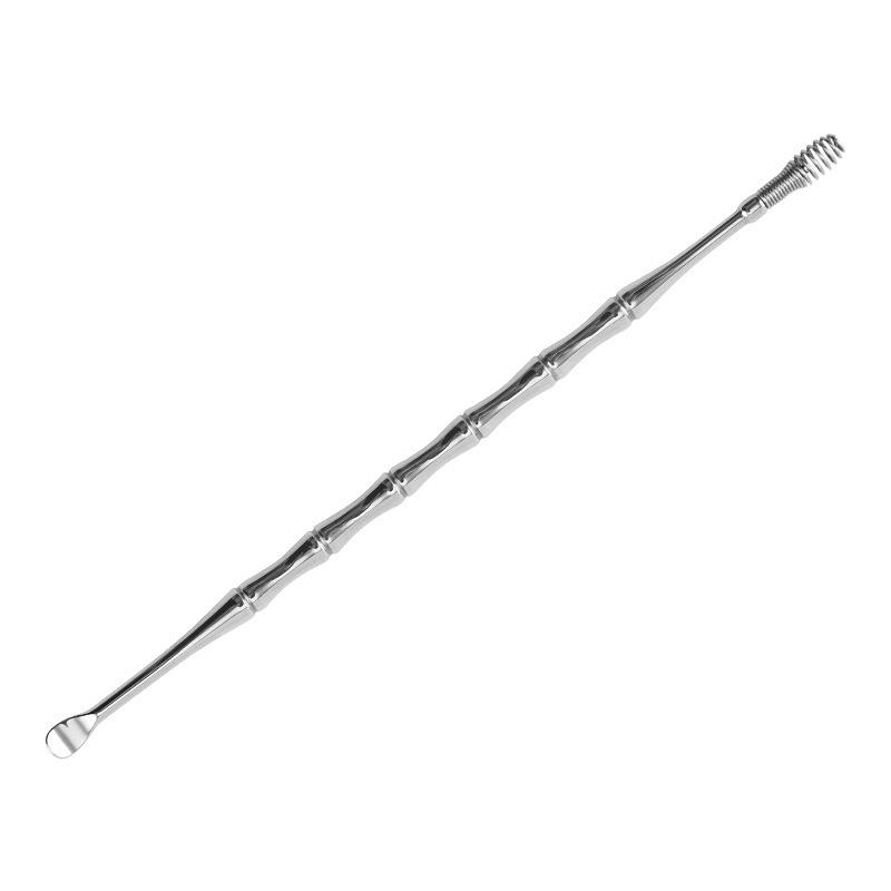 High-Quality Stainless Steel Bamboo Joint Ear Pick Cleaner for Home Use