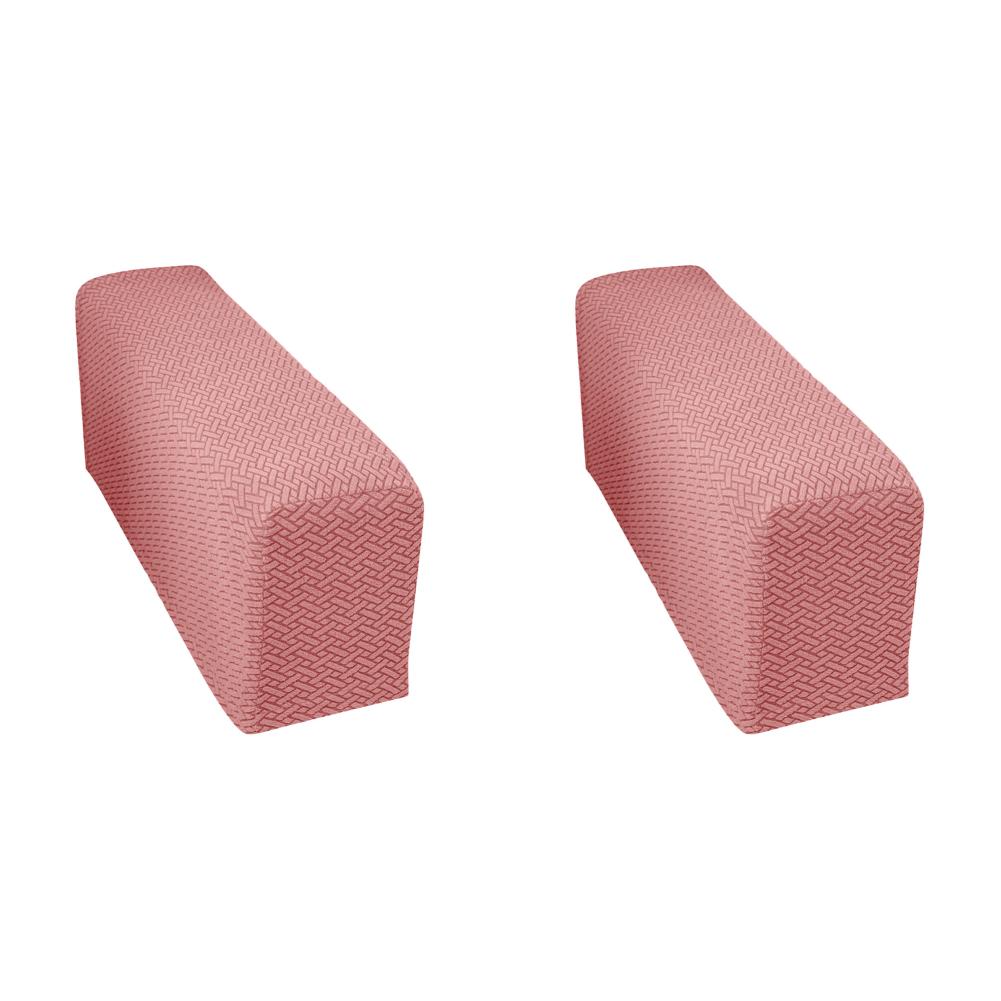 2Pcs 90x25x20cm Checkered Stretchy Stretch Fit Couch Arm Protector Washable Armrest Chair Covers Anti Slip Furniture Protector