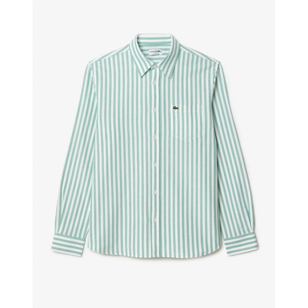 LacoSte Men S Oxford Stripe Shirt Ch7549 54n Jk1