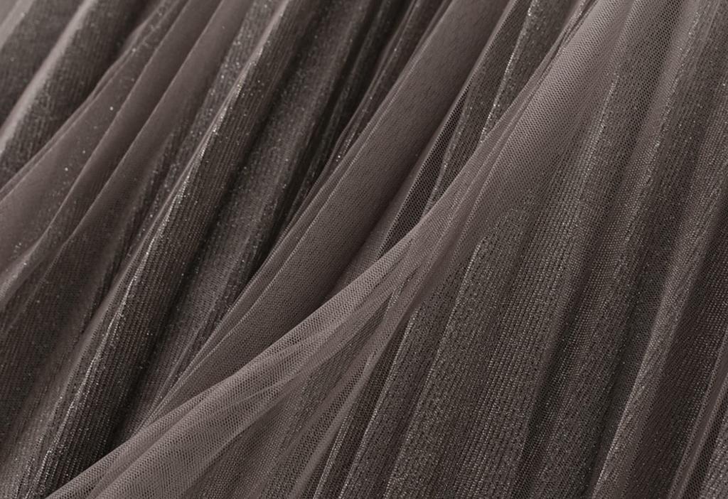MOE2HUO Gradient Chiffon and Tulle Shiny Long with Elastic Elegant and Perfect for Everyday or Commuting Free Women's Skirt, Skirt, High-Waisted