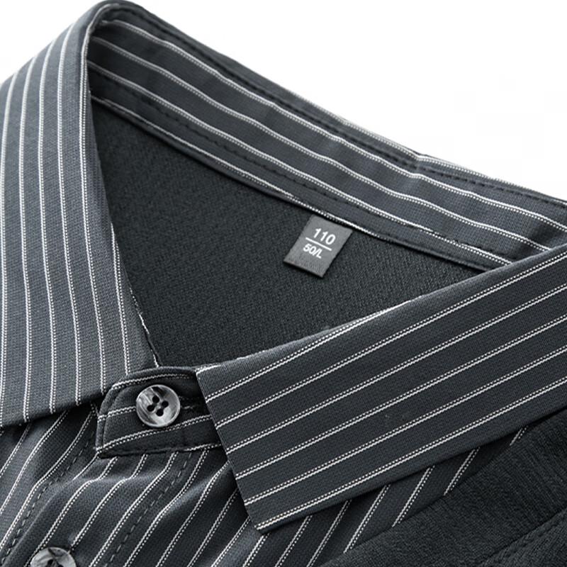 ROMON Tricou Polo Bărbați cu Mânecă Lungă, Aspect Două Piese