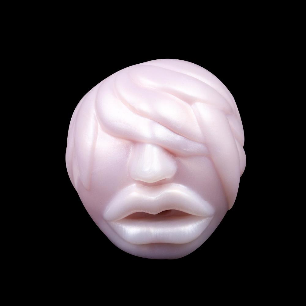 Cupă de masturbare buzelor Mucegai din silicon moale Masturbator masculin Jucării sexuale pentru adulți Vagin anal de buzunar Jucărie de suflare gay