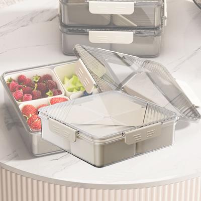 Decorative Snacks Holder With Dividers For Candy Nut And Fruits Multiple Compartments Box Coffee Tables And Countertops
