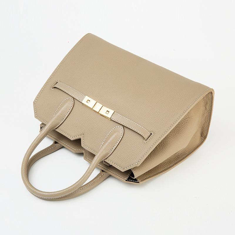 Premium bag women's 2 new light luxury platinum bag large capacity mother bag leather messenger handbag women