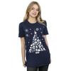 STAR WARS Womens/Ladies Christmas Tree Cotton Boyfriend T-Shirt