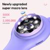Kid Microscope 500X Handheld Pocket Microscope with LED Light Children Toy Super Lens Science Educational Toy