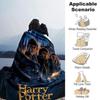 1pc Harry Potter Flannel Blanket Soft Warm Throw for Home, Office, Travel, All-Season Cozy Bedding GiftL1285