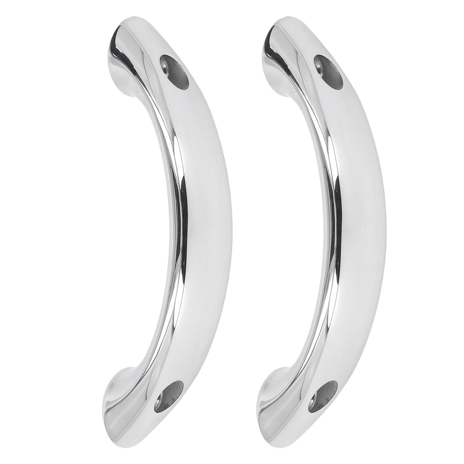 

2 шт. Ручка для поручня для лодки, морской поручень 165 мм, поручень из нержавеющей стали 316 для яхты