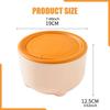 Cat Litter Trash Can with Press Lid PP Material Countertop Disposal Bin for Cat Litter Box Cabinet with Storage