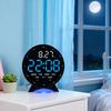 Digital Alarm Clock Silent Operation Brightness Control Bedside Table Clock for Living Room Office Nightstand