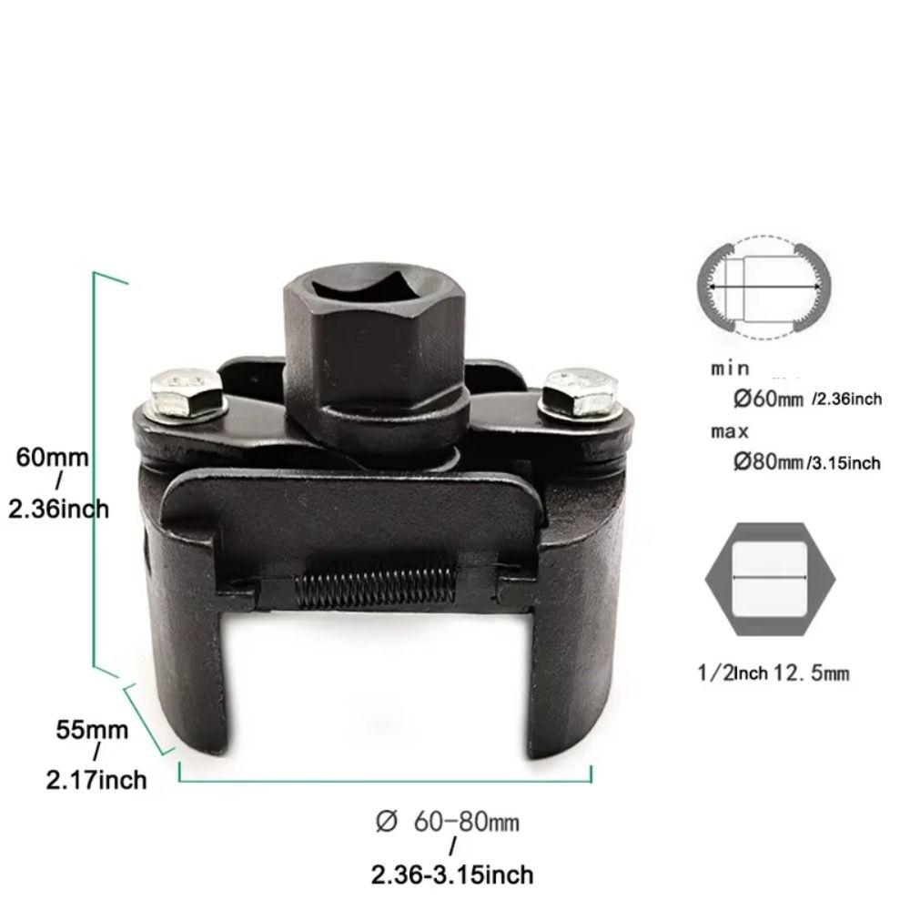 Multifunction Two Jaws Oil Filter Wrench Adjustable Two Claw Disassembly Tools  Car Repairing Tool