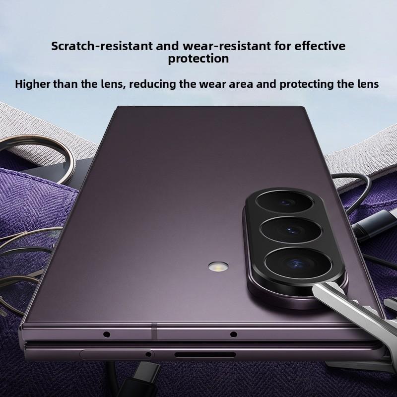 Black Metal Camera Lens Screen Protector for Samsung Galaxy Z Fold8 Ultra Camera Lens Film Case For Z Fold8 Protective Film 4
