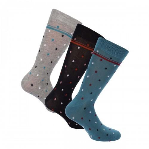 Ben Sherman Herren Gepunktete Socken (Packung mit 3)