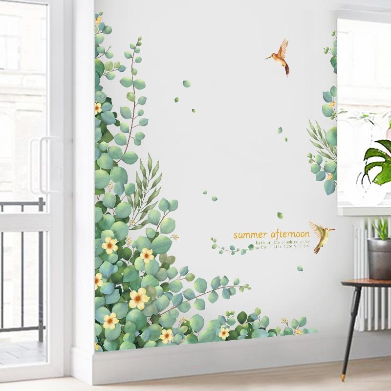 Green Leaves Wall Stickers Living Bedroom Top Background Decals Removable Vinyl Pvc Murals Home Decor At Affordable S Free Real Reviews With Photos Joom - Are Wall Stickers Removable Green Leaves Wall Stickers Living Bedroom Top Background Decals Removable Vinyl Pvc Murals Home Decor At Affordable S Free Real Reviews With Photos Joom - Are Wall Stickers Removable