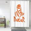 Dakar Rally Motorrad Duschvorhang Badezimmer Polyester Wasserdicht Duschvorhänge Mit Haken