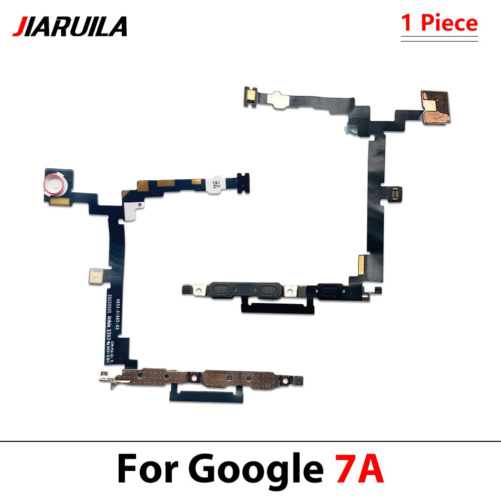 Power Switch On/Off Button Volume Control Key Button Flex Cable For Google Pixel 5 5A 6 6A 7 7A 8 9 Pro XL