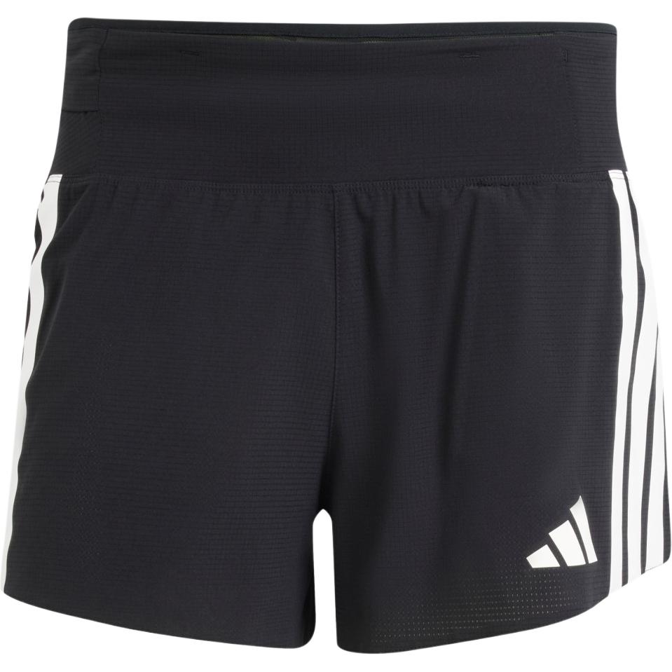 Adidas Полосатые спортивные шорты с высокой талией три четверти мужские Черные JM3650 M