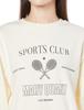 Lily Brown MARY QUANT Loose Sweatshirt LWCT241121 White Women's