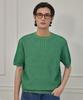 THEKNITCOMPANY Abyss Linen Crewneck - Willow Green