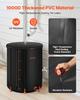 Collapsible Rain Barrel, 201 L Portable Rain Water Collection Barrel, 1000D PVC Rainwater Collection System, Garden Water Catcher Tank Storage