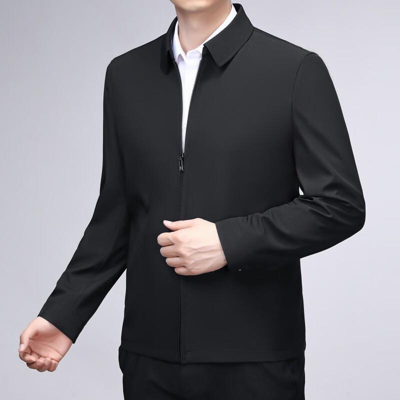 Fengxun Men's Business Casual Lapel Jacket